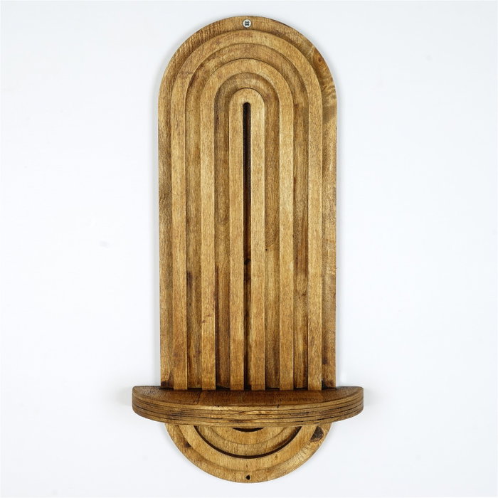 Hanah Home Raf269 Estante de Pared Nogal